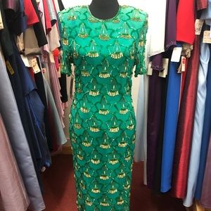 Vintage sequin and beaded party dress